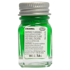 Testors 1124 Enamel Paint Gloss Green - 1/4oz