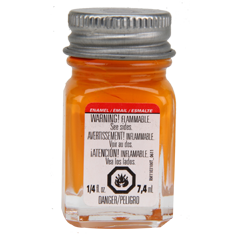 Testors 1126 Enamel Paint Tangerine - 1/4oz