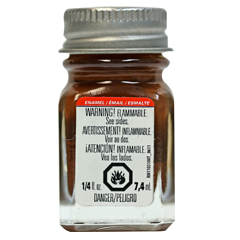 Testors 1133 Enamel Paint Gloss Light Brown - 1/4oz