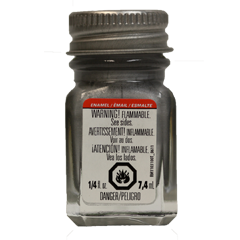 Testors 1146 Enamel Paint Metallic Silver - 1/4oz