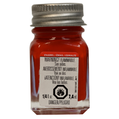 Testors 1150 Enamel Paint Flat Red - 1/4oz