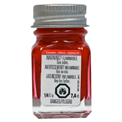 Testors 1152 Enamel Paint Metallic Red - 1/4oz