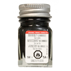 Testors 1153 Enamel Paint Graphite Gray - 1/4oz