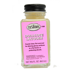 Testors 1160 Enamel Paint Dullcote 1.75 oz - 1/4oz