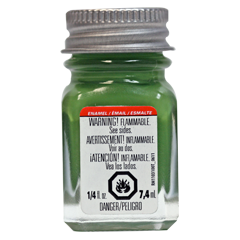 Testors 1164 Enamel Paint Flat Olive Green - 1/4oz
