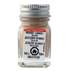Testors 1167 Enamel Paint Flat Tan - 1/4oz
