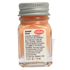 Testors 1170 Enamel Paint Flat Light Tan - 1/4oz