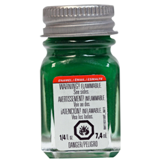 Testors 1171 Enamel Paint Flat Beret Green - 1/4oz