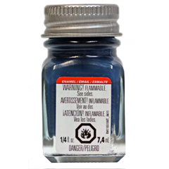 Testors 1172 Enamel Paint Flat Sea Blue - 1/4oz