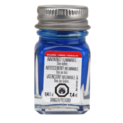 Testors 1176 Enamel Paint Fluorescent Blue - 1/4oz