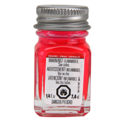 Testors 1178 Enamel Paint Pink Fluorescent - 1/4oz