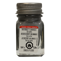Testors 1181 Enamel Paint Flat Aluminum - 1/4oz