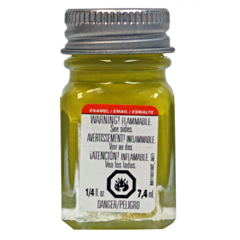 Testors 1184 Enamel Paint Flat Zinc Chromate - 1/4oz