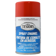Testors 1203 Gloss Red Spray Enamel - 3oz