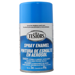 Testors 1208 Gloss Light Blue Spray Enamel - 3oz