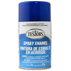 Testors 1211 Gloss Dark Blue Spray Enamel - 3oz