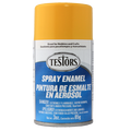 Testors 1214 Gloss Yellow Spray Enamel - 3oz