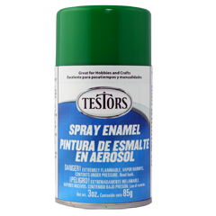 Testors 1224 Gloss Green Spray Enamel - 3oz
