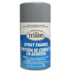 Testors 1238 Gloss Gray Spray Enamel - 3oz