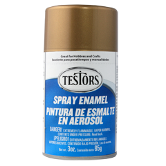 Testors 1244 Metallic Gold Spray Enamel - 3oz
