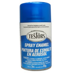 Testors 1257 Transparent Blue Spray Enamel - 3oz