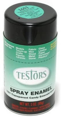 Testors 1601 Candy Green Enamel Spray 3oz.