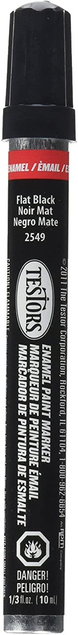 Testors 2549 Flat Black Marker