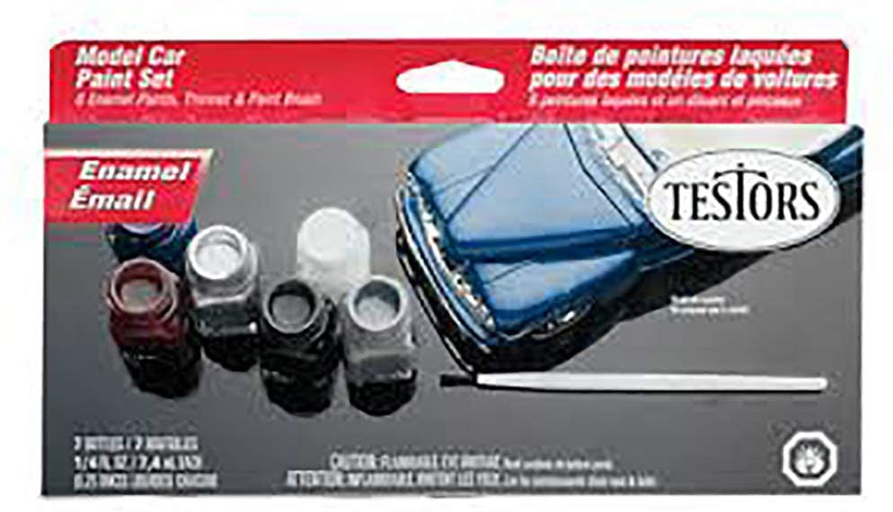 Testors 9119 Model Car Paint Kit (6 Colors)