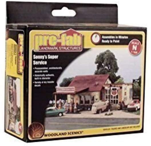Woodland Scenics N Pre-Fab Sonny's Super Service Kit