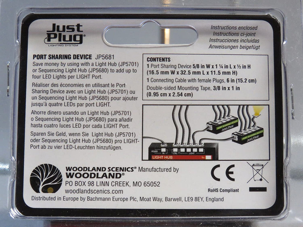 Woodland Scenics 5681 Just Plug Port Sharing Device