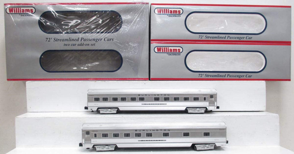 WLM 43104 O Gauge 72' Streamliners CB&Q - 2 Pack