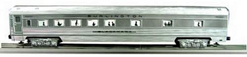 WLM 43154 O Gauge 72' Streamliners CB&Q/4pk