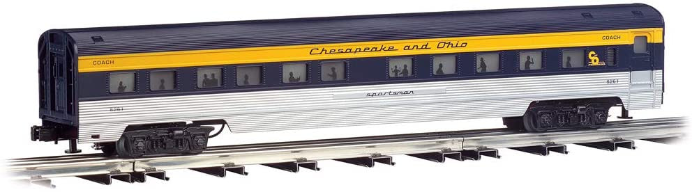 WLM 43155 O Gauge 72' Streamliners C&O/4pk