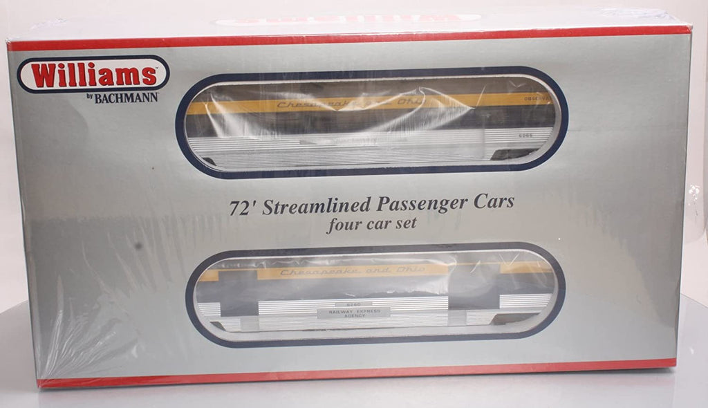 WLM 43155 O Gauge 72' Streamliners C&O/4pk