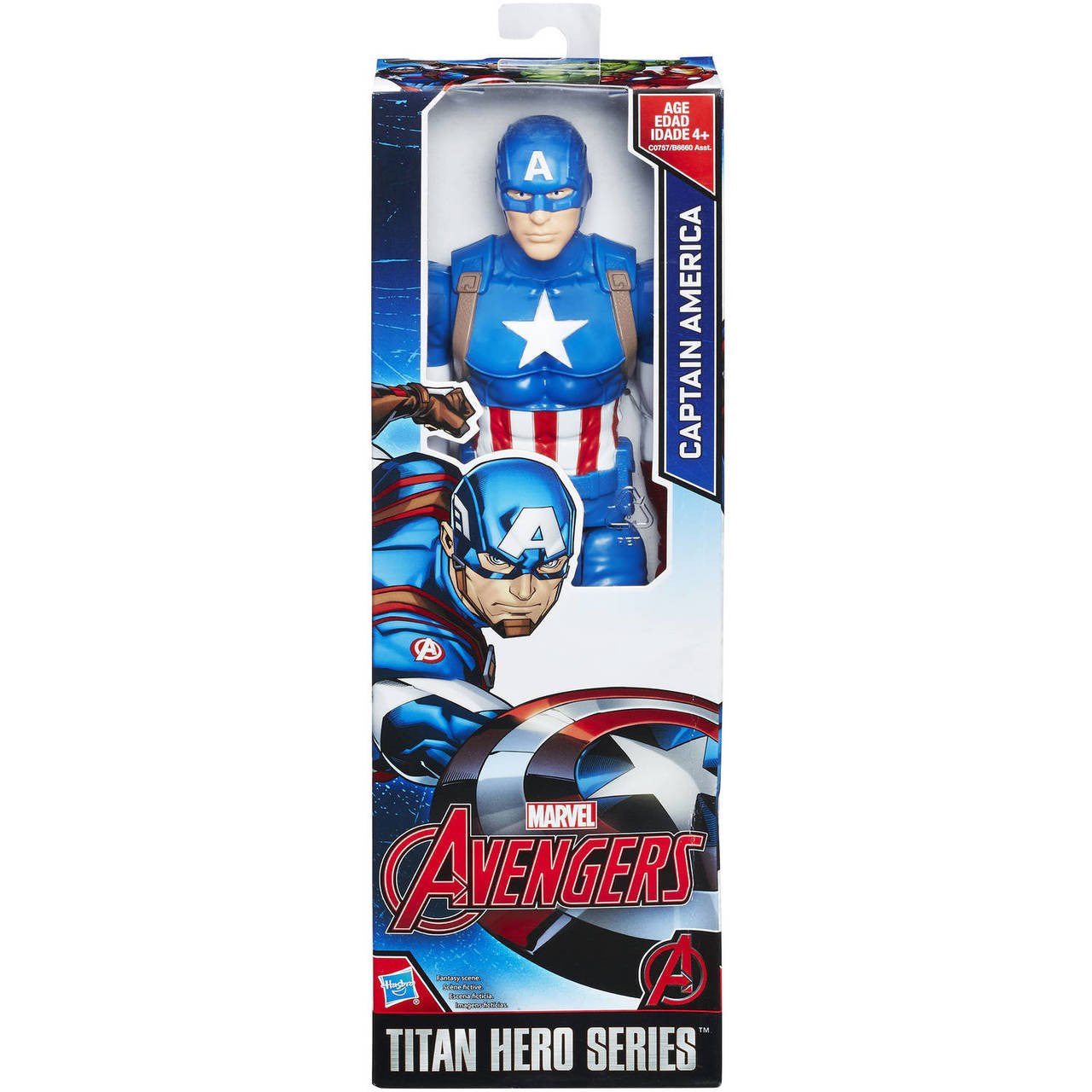 Marvel Titan Hero Series 12" Captain America Figure